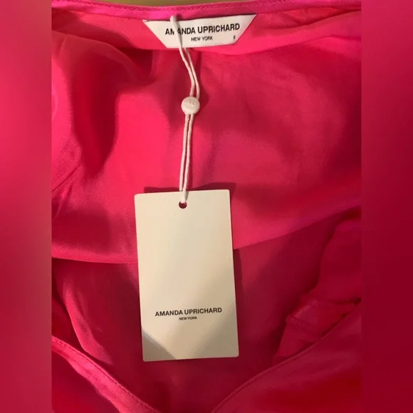Amanda Uprichard x Revolve Cecelia Gown Fuchsia sz small NWT